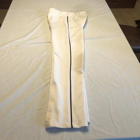 Easton White Black Piping Baseball Pants with Adjustable Length Size Med… - Picture 10 of 10